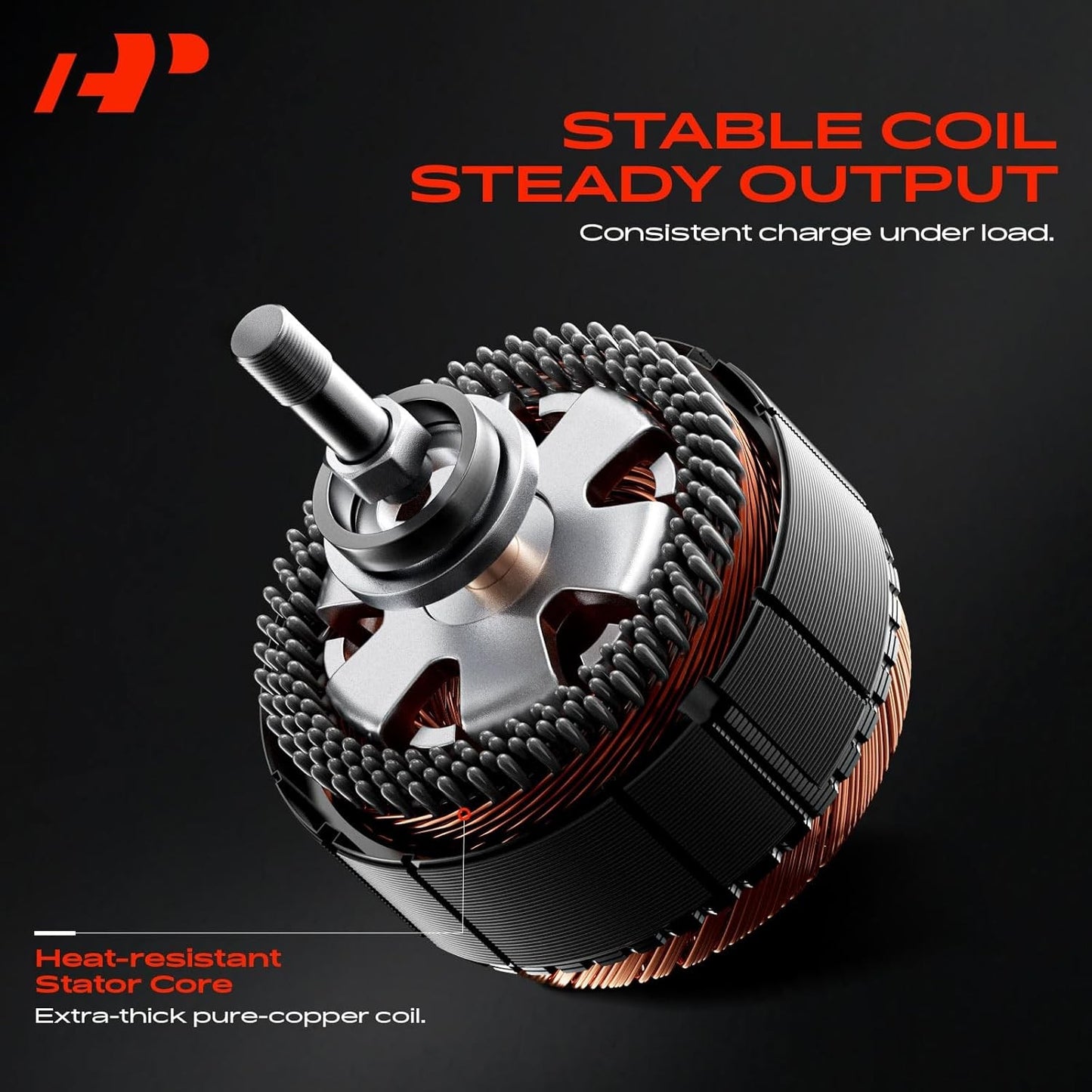 Alternator with Suzuki SX4 2007-2009 2.0L 12V 80A 5-Groove Pulley Clockwise