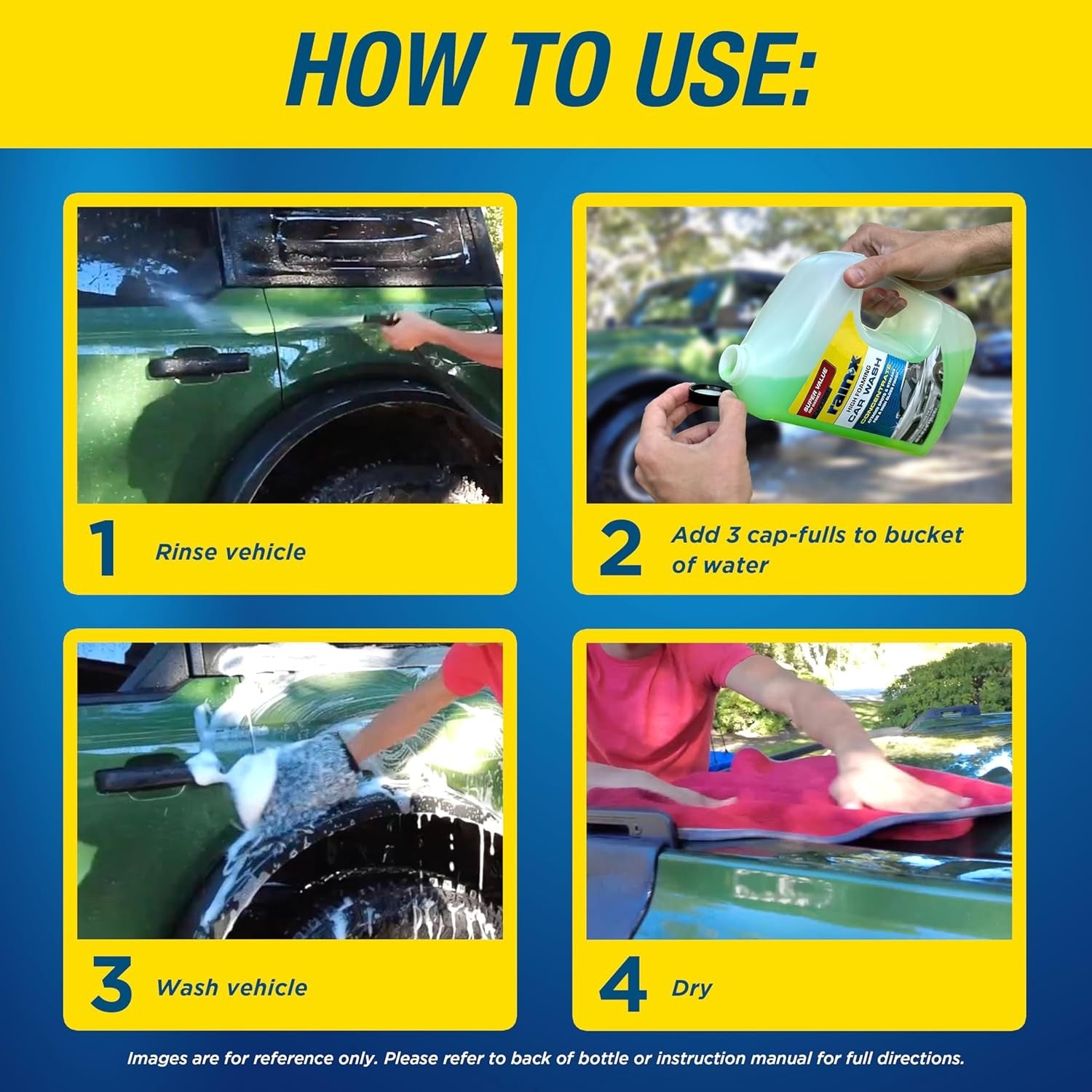 620191 Car Wash - 100 fl oz. High-Foaming, Concentrated Formula for Greater