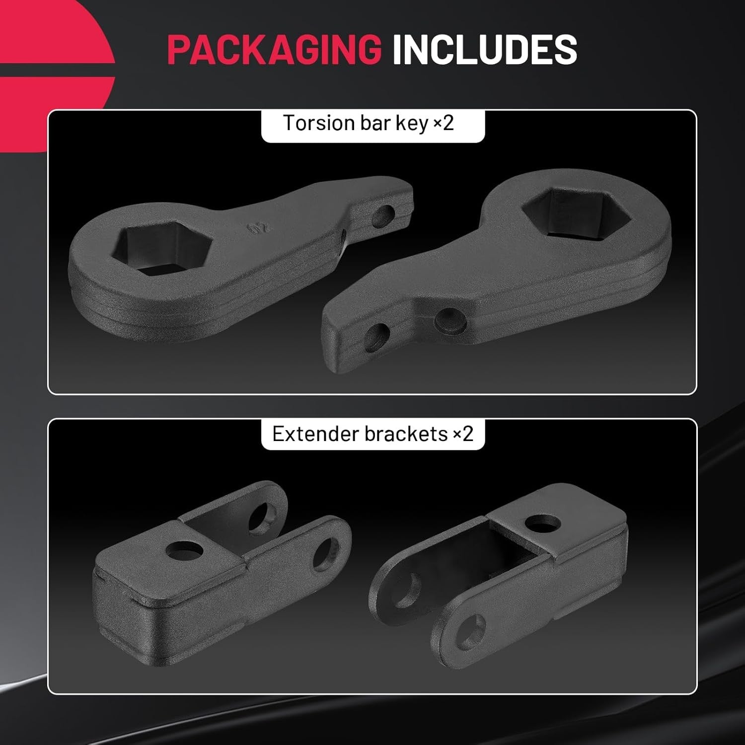 3" Front Leveling Lift Kits Compatible with 1999-2007 Chevy Silverado 1500 4WD