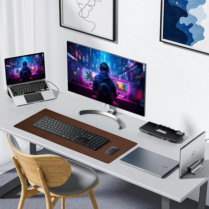 Waterproof Mouse Pad with Durable Stitched Edge, Large Gaming Keyboard Pad
