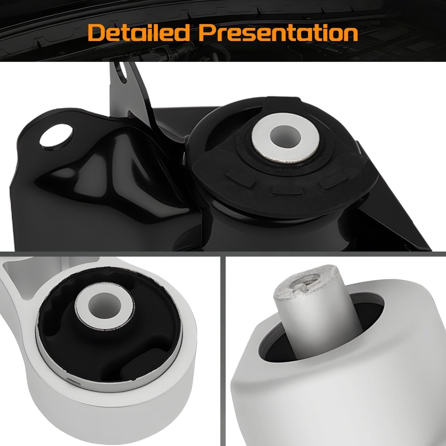 3PCS Engine Motor Mount & Transmission Mount & Torque Strut Mount Set with Mazda