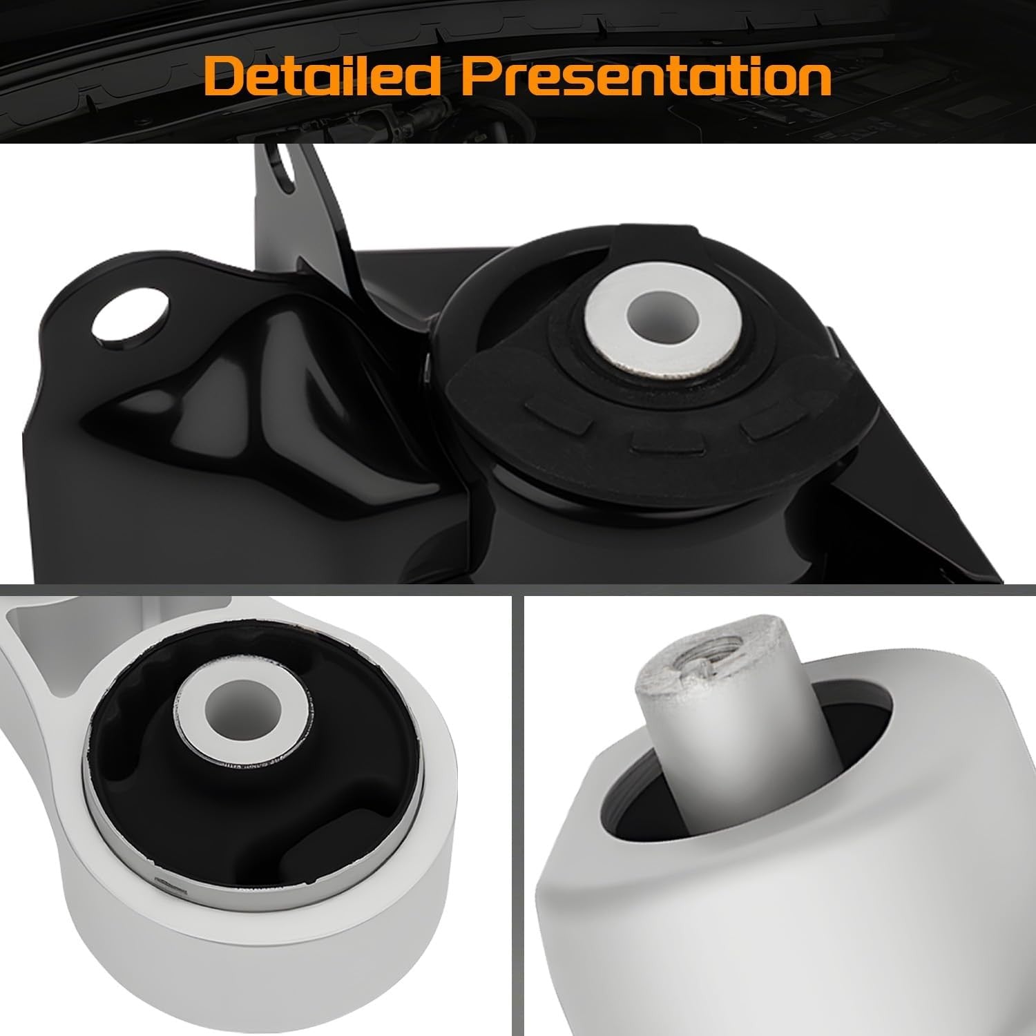 3PCS Engine Motor Mount & Transmission Mount & Torque Strut Mount Set with Mazda