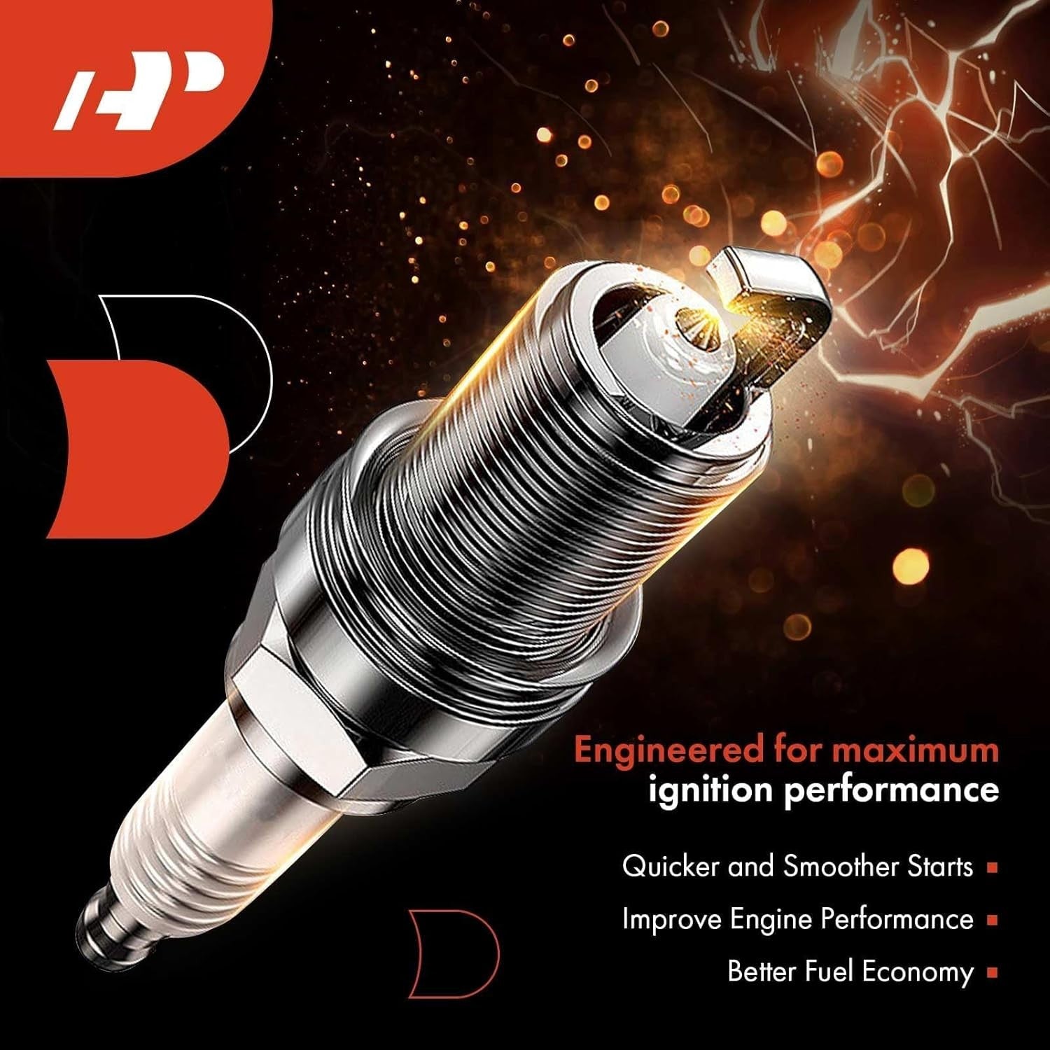 Iridium Platinum Spark Plugs with Ford F-150 F-150 Heritage Mustang, Crown 8 PCS