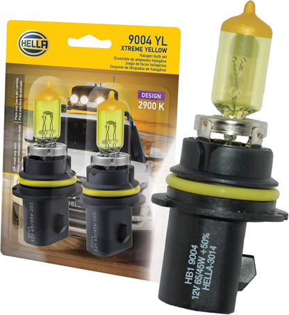 9004 YL Twin Blister Xtreme Yellow Bulb (12V 65/45W), 2 Pack