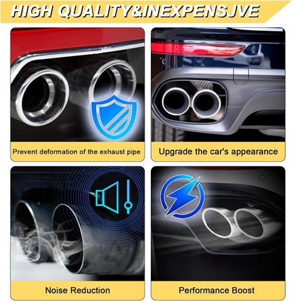 2.5 inch Exhaust Y Pipe, 2.5" Single to 2.5" Dual Exhaust Adapter Connector