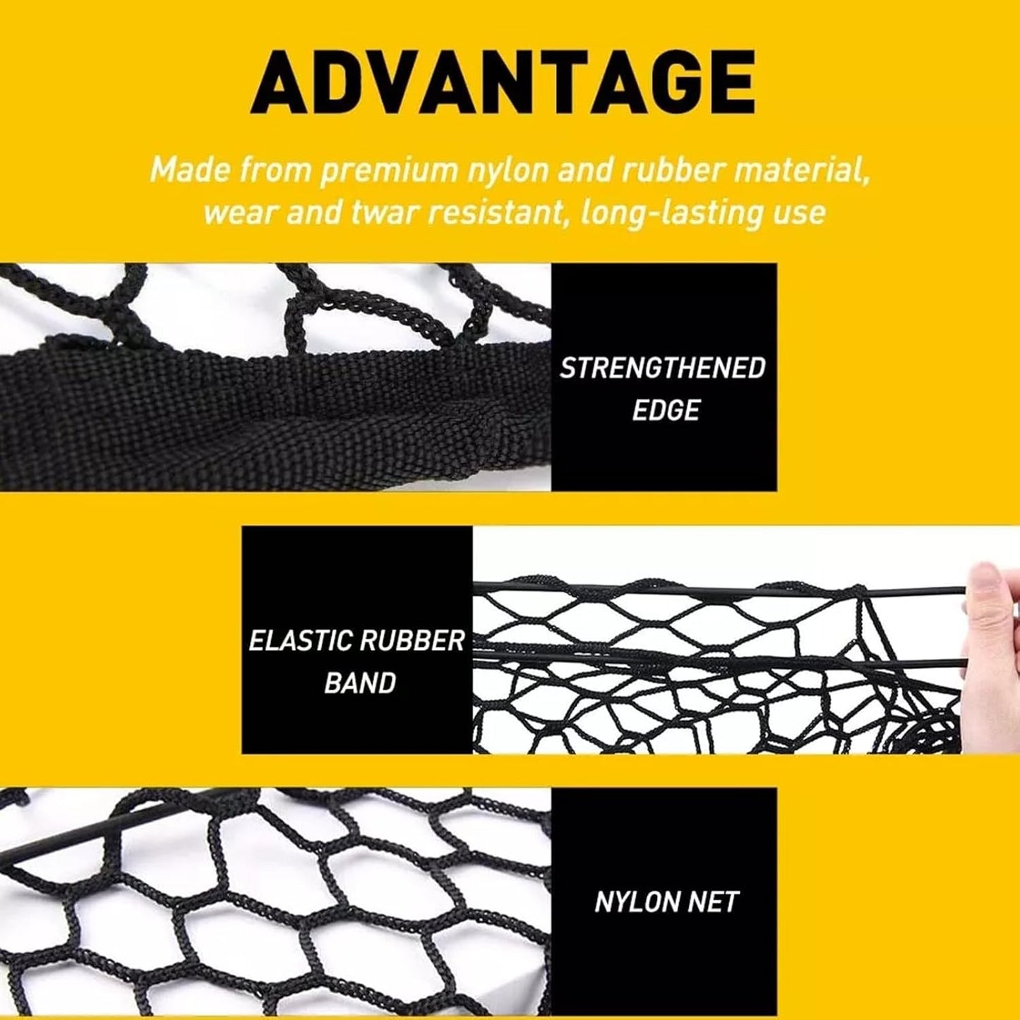 for Honda CRV Envelope Style Truck Bed Cargo Net Fits 2013-2026 CRV Accessories