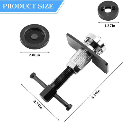 Car Brake Piston Wind Back Tool, 5PCS Vehicle Brake Caliper Piston Rewind Kits