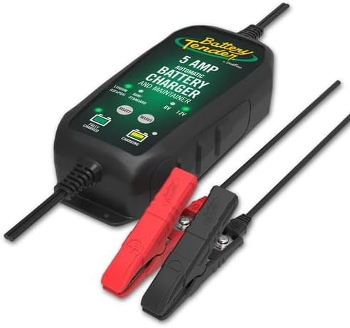 5 AMP 12V Battery Charger and Maintainer - Automotive Smart Automatic Battery
