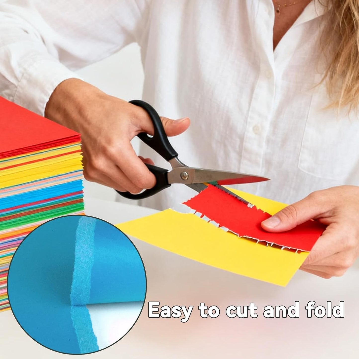 25 Colors 50Sheets 65lb / 180GSM Multicolor Cardstock Paper – Premium Heavy