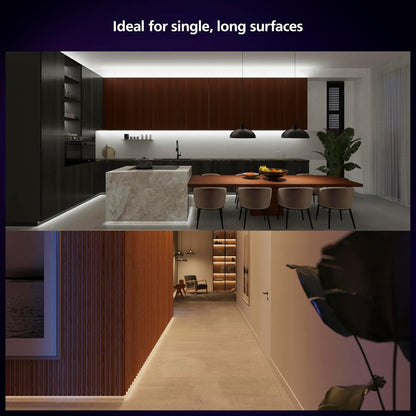 Indoor 10 Ft Smart RGBWW LED Solo Lightstrip Base Kit, 1 Pack, Control with App