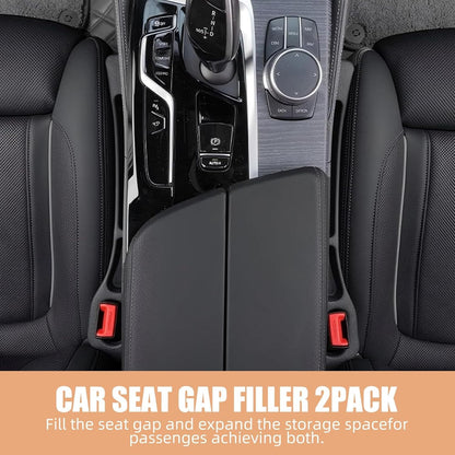 Car Seat Gap Filler Set of 2, Premium Interior Car Accessories, Multifunctional