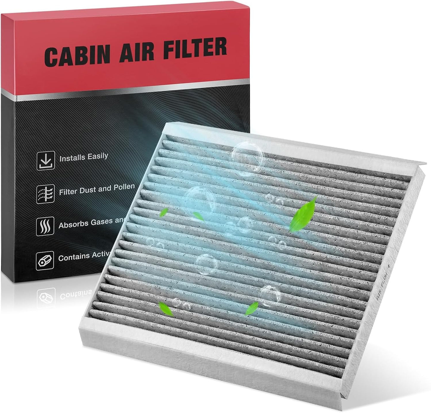 CF10728 Cabin Air Filter w/Activated Carbon with Hyundai 2008-2011 Accent