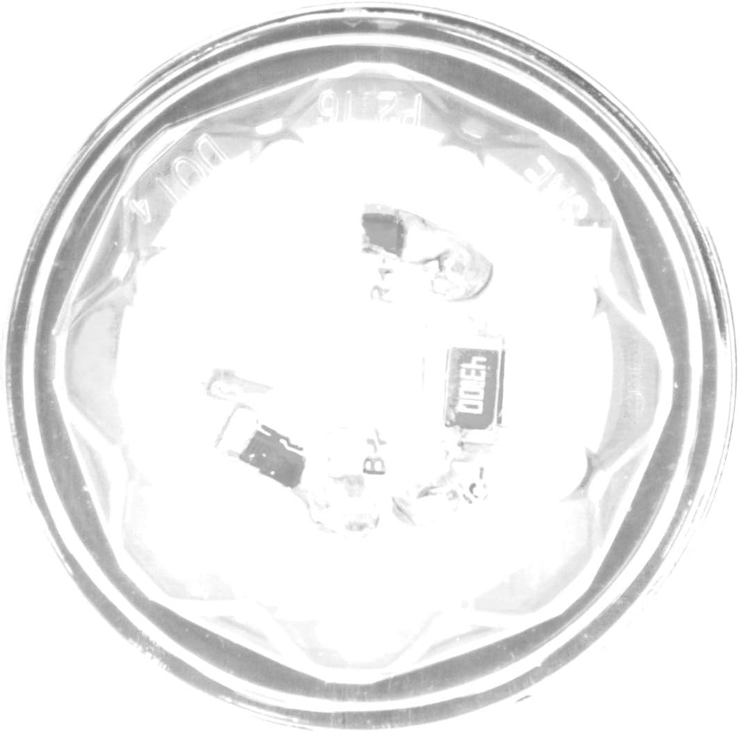 75304 White/Clear Light (1-1/4" Diamond Lens 1 LED Interior with Nut)