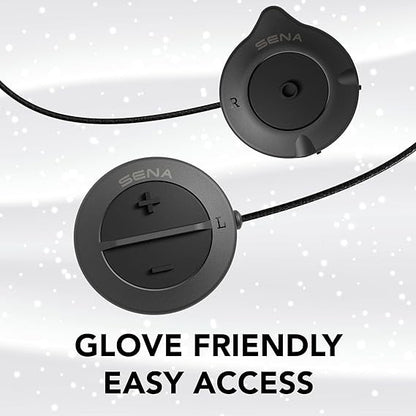 Snowtalk 2 Universal Bluetooth Snow Helmet Headset w/ Wireless Intercom