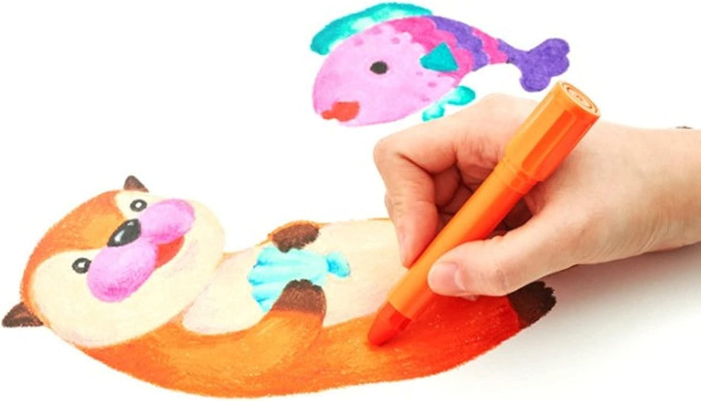 Premium Non-toxic Silky Crayon Pasnet 24 Colors