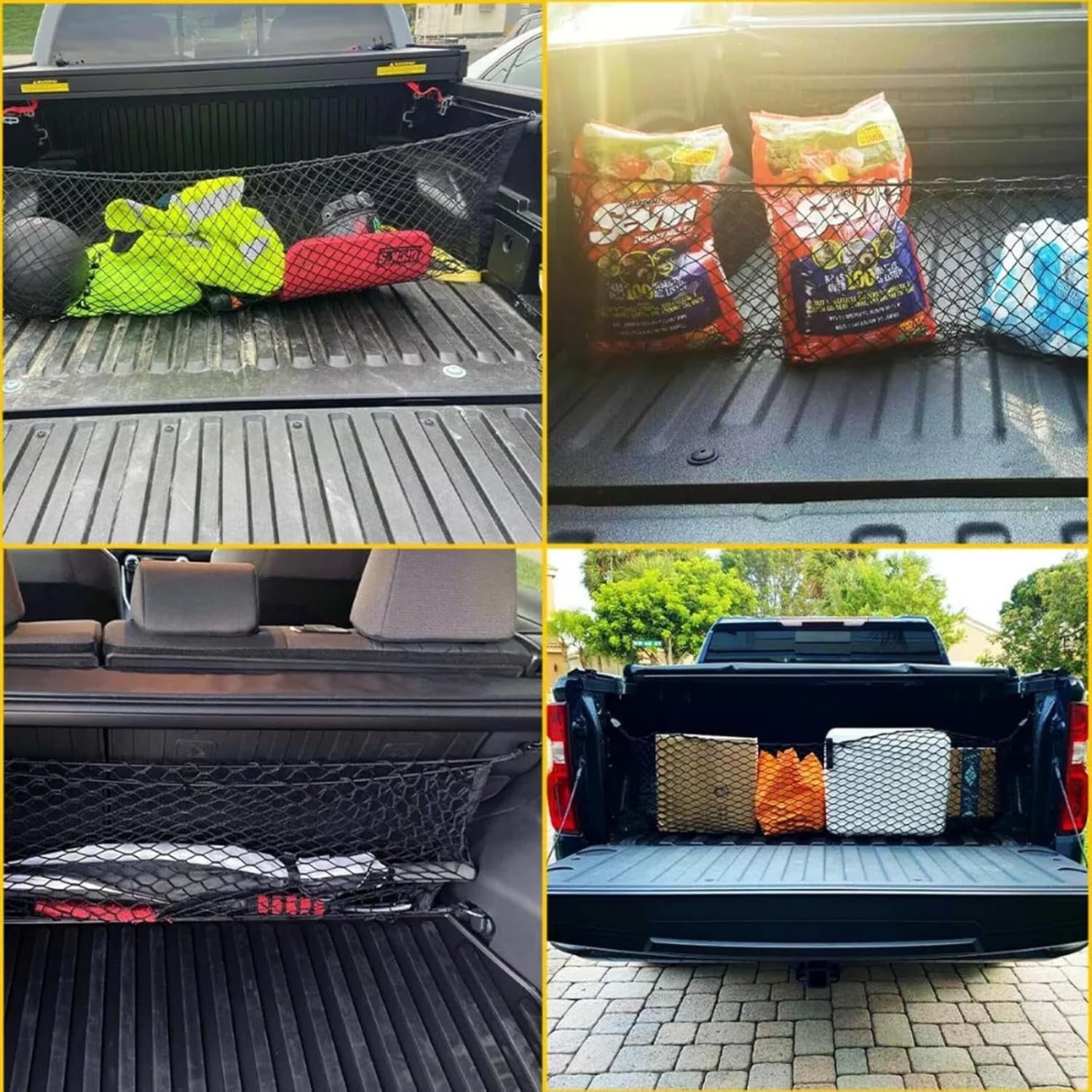 for Honda CRV Envelope Style Truck Bed Cargo Net Fits 2013-2026 CRV Accessories
