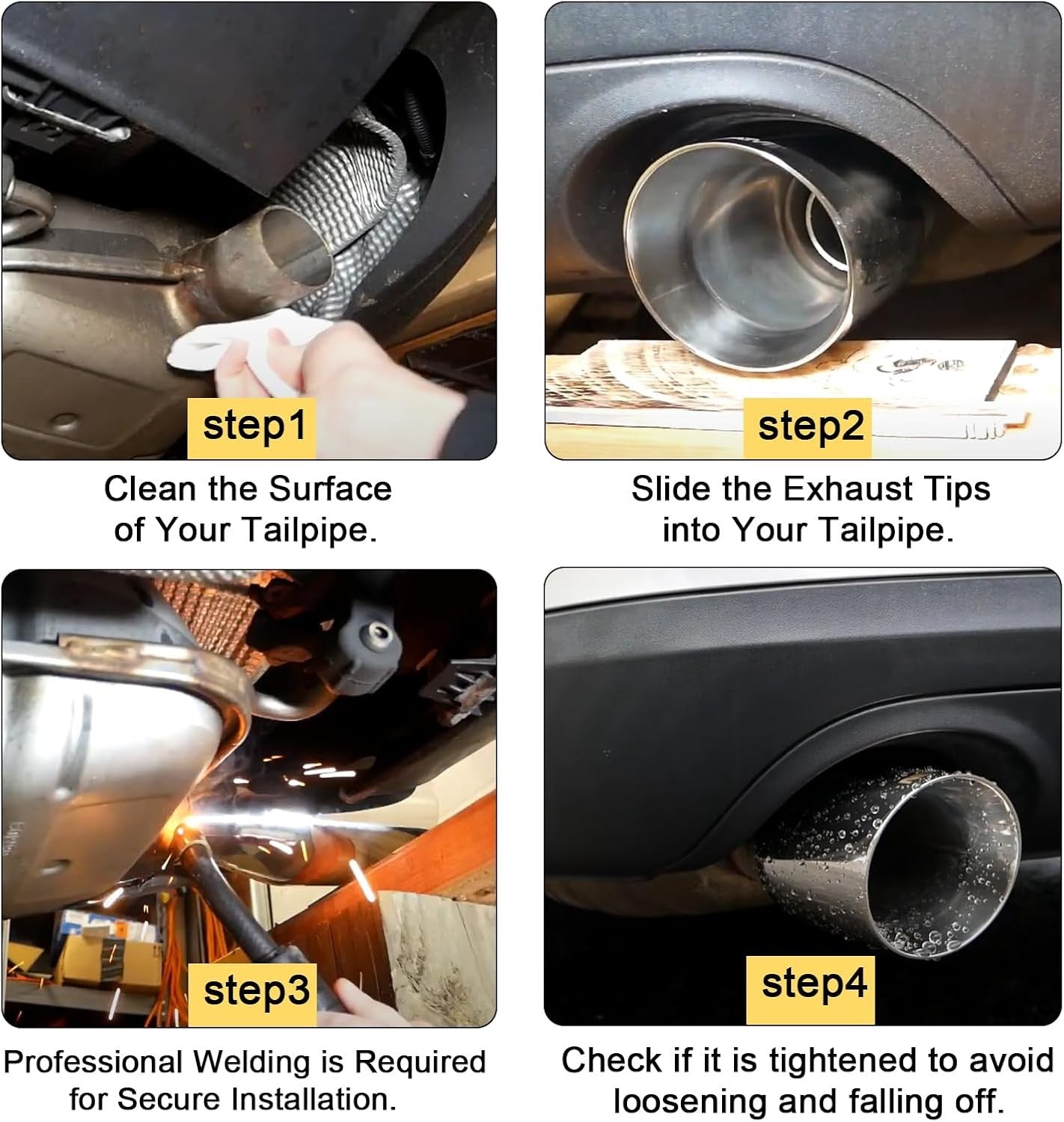 2.5 inch Exhaust Y Pipe, 2.5" Single to 2.5" Dual Exhaust Adapter Connector