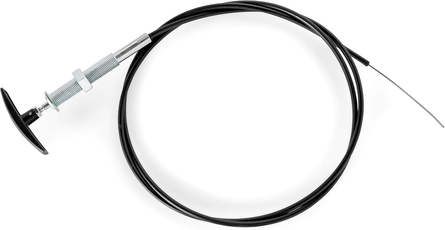 RV Sanitation System 3" Waste Valve with 72" Cable Extension Kit for Sidewall