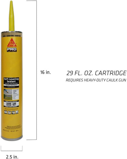 Sikaflex Self Leveling Sealant, Sandstone, 29 fl oz fL, Polyurethane, Sealing