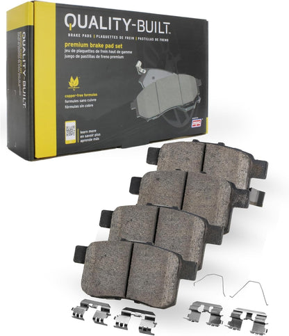 Front Ceramic Brake Pads, Premium 1001-1184AC with 2010-2023 Lexus/Toyota