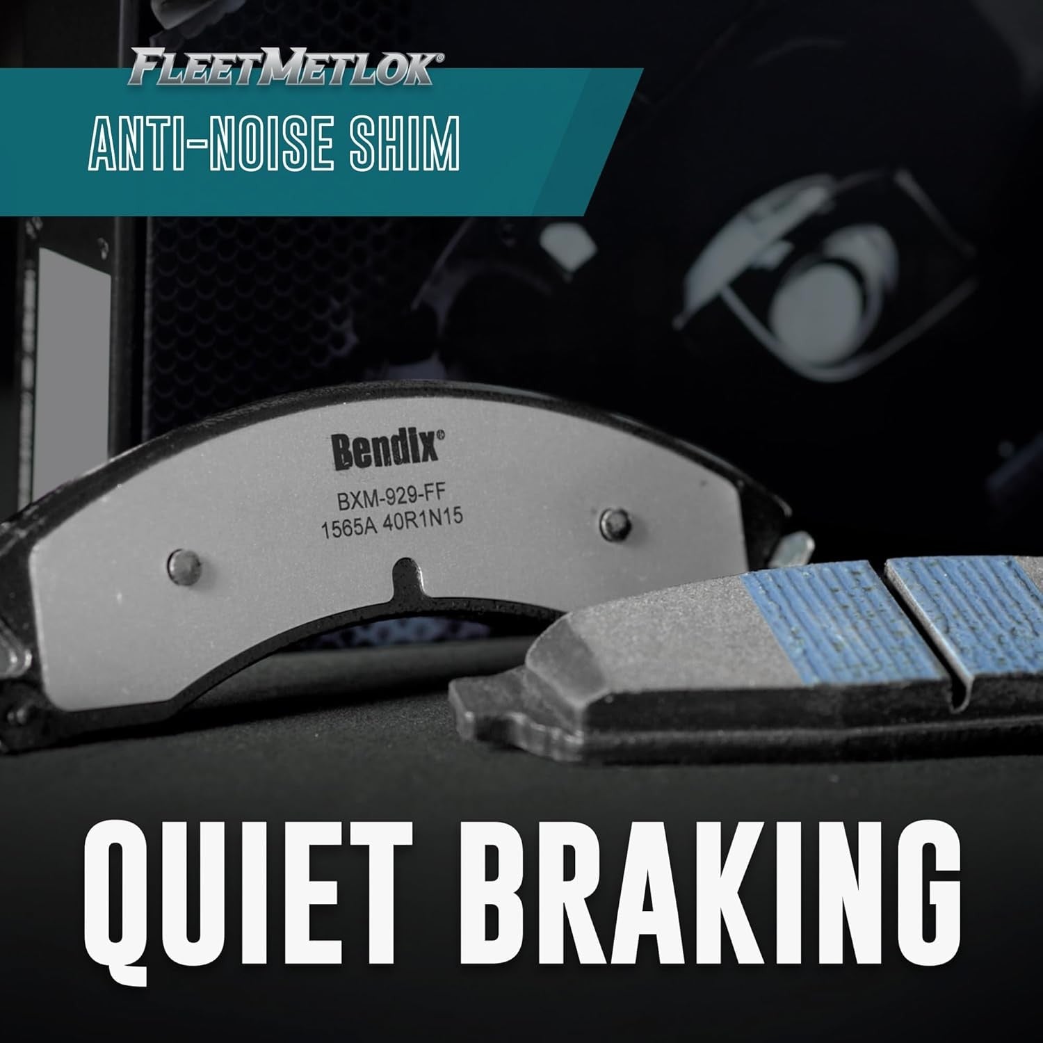 Fleet Metlok MKD1680FM Semi-Metallic Front Brake Pads for Ford F-250 Super Duty