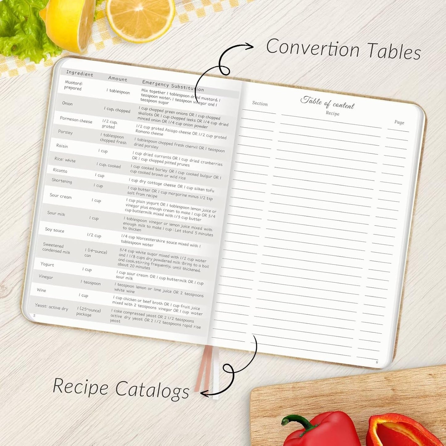 Blank Recipe Book to Write in Your Own Recipes, A5 Blank Recipe Book, Hardcover
