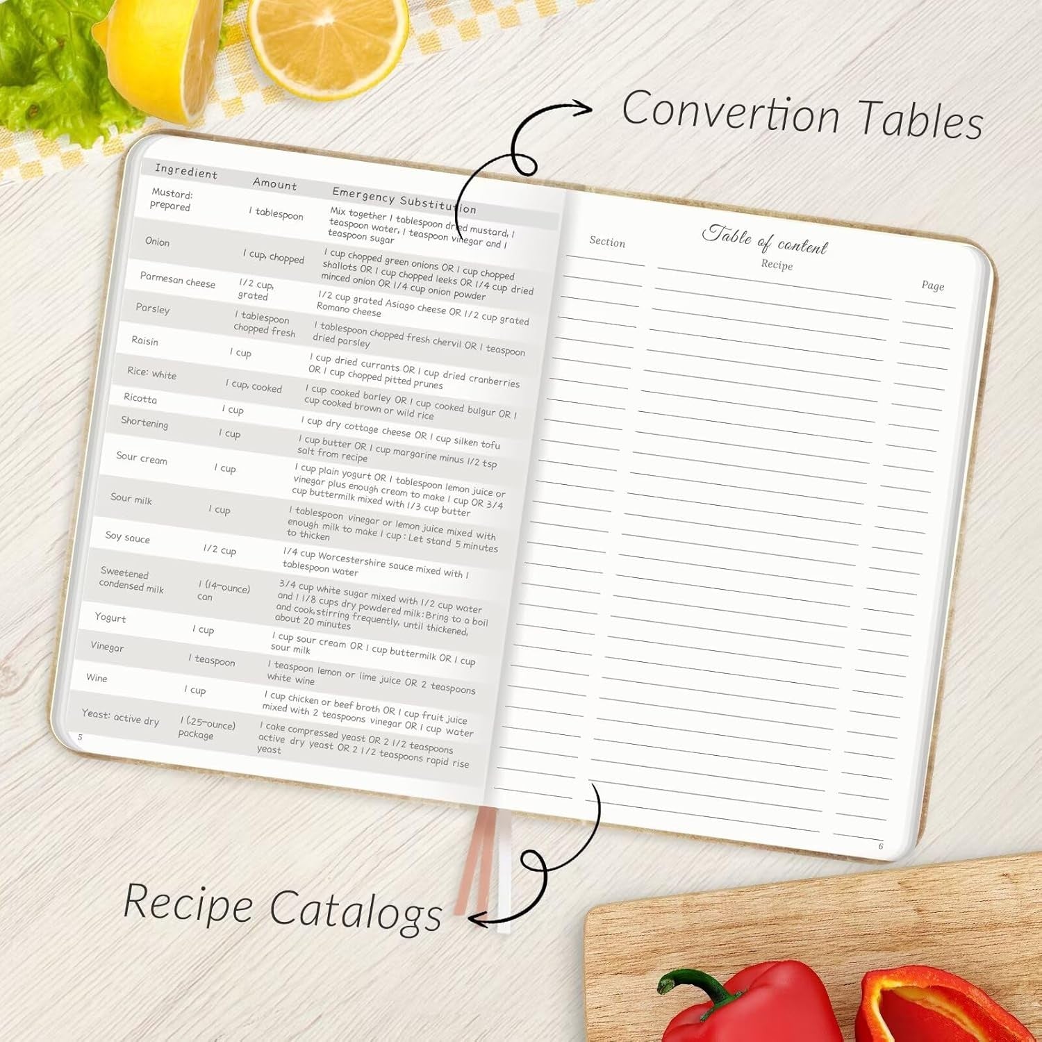 Blank Recipe Book to Write in Your Own Recipes, A5 Blank Recipe Book, Hardcover