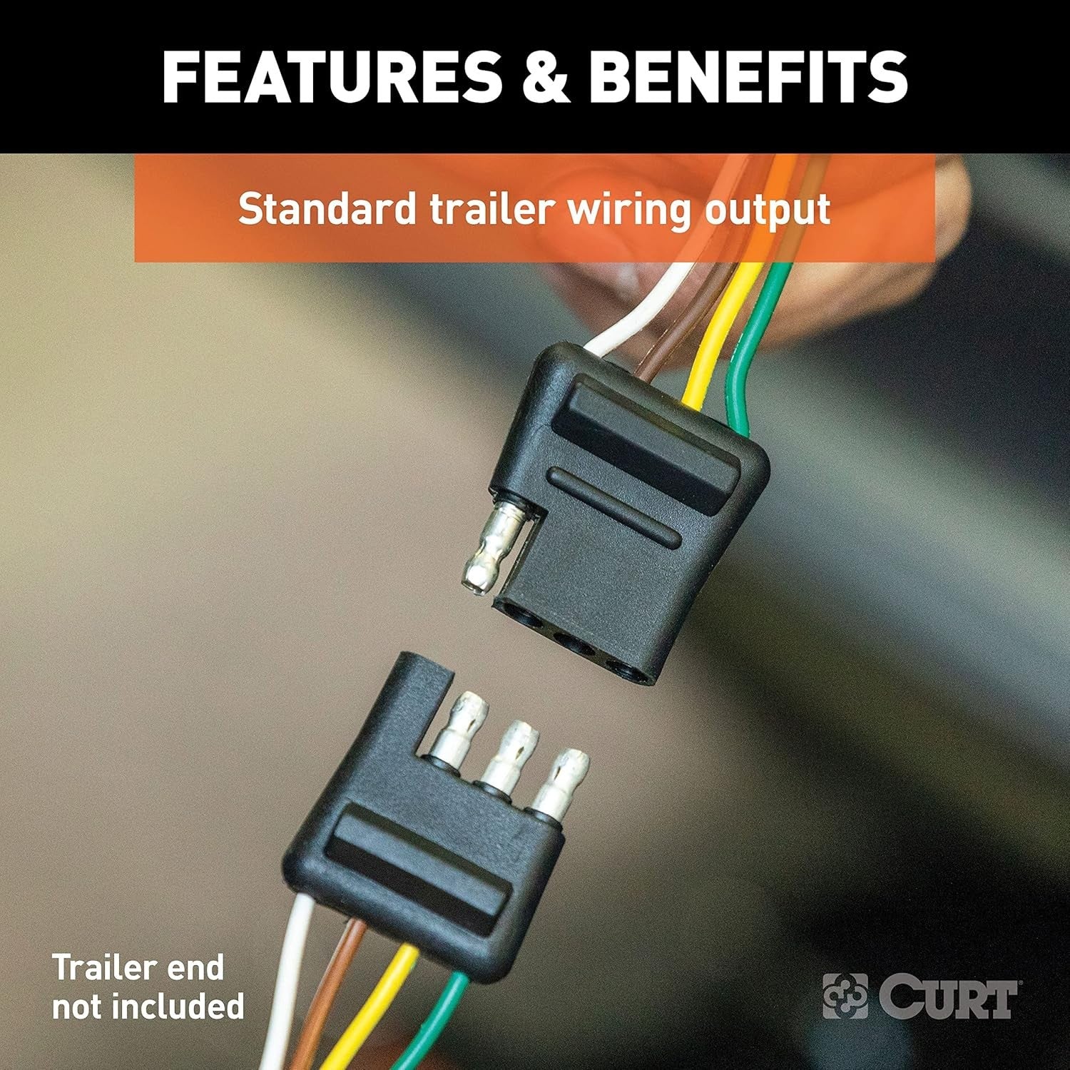 56309 Vehicle-Side Custom 4-Pin Trailer Wiring Harness