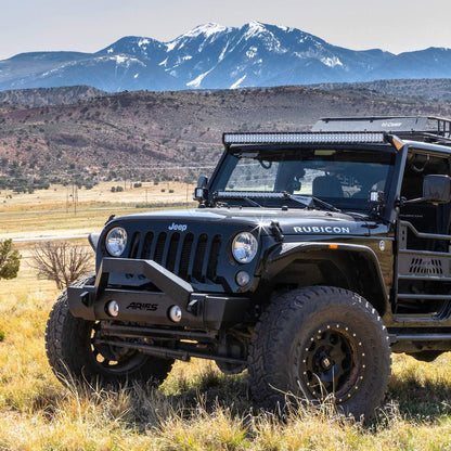 AR15800 Jeep Wrangler JK Windshield Light Brackets, LEDs Sold Separately