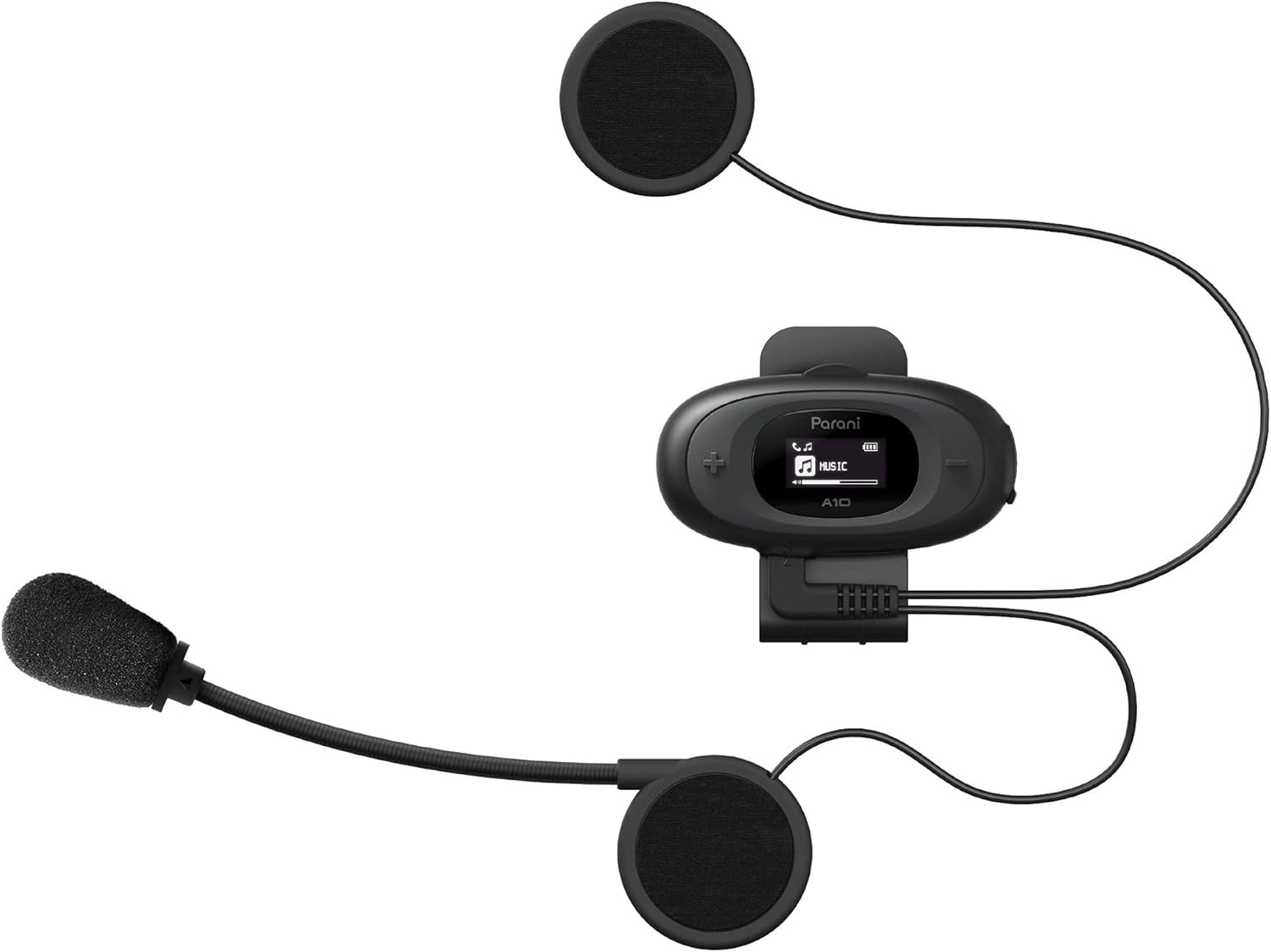 Parani A10 Intercom Headset for Motorcycles (Boom Mic)