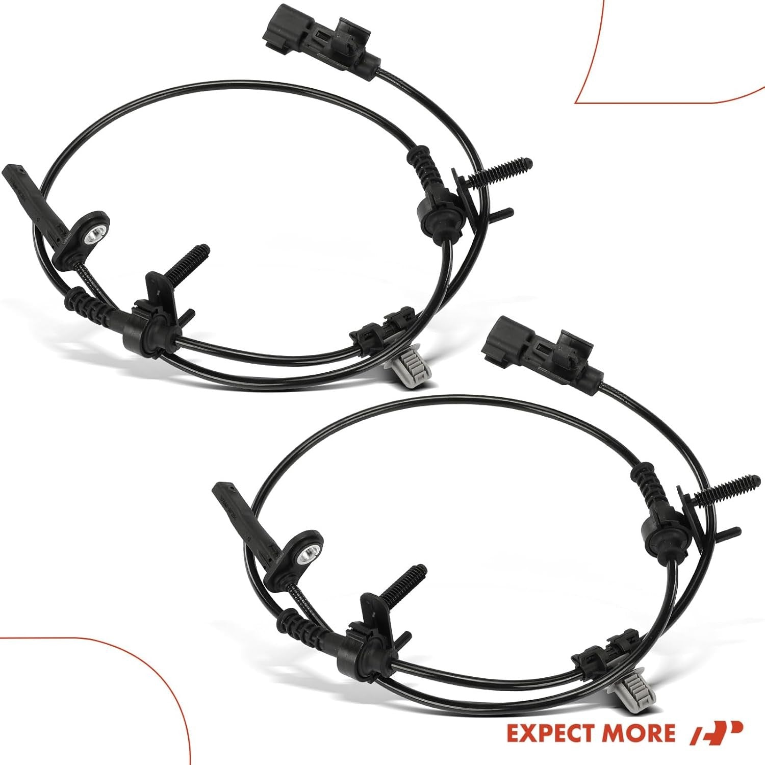 2PC Set Front ABS Wheel Speed Sensor with Cadillac - CT6 2016-2020 Front Driver