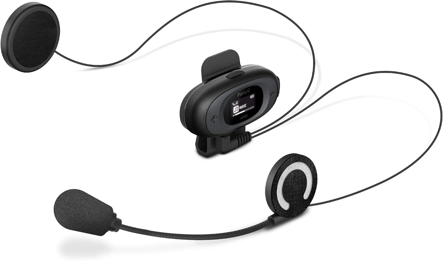 Parani A10 Intercom Headset for Motorcycles (Boom Mic)