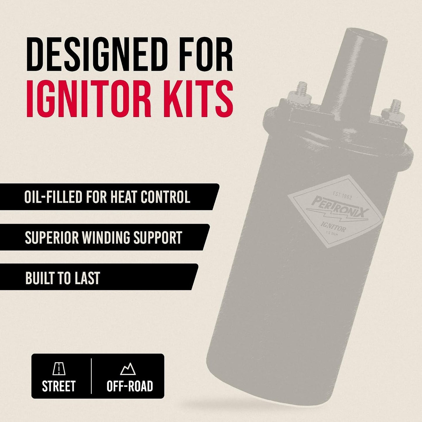 Flame-Thrower Ignition Coil 40,000 Volt - 12V High Output Performance 40011
