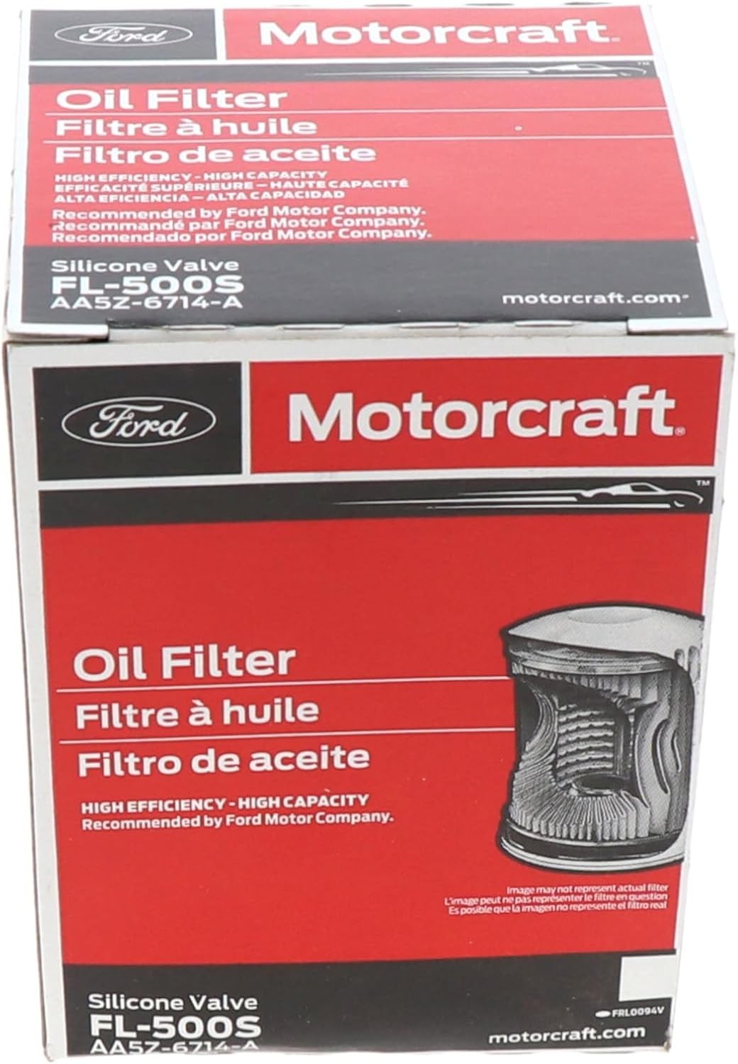 Engine Oil Filter - FL-500-S OE Replacement for Select Models and Years of Ford