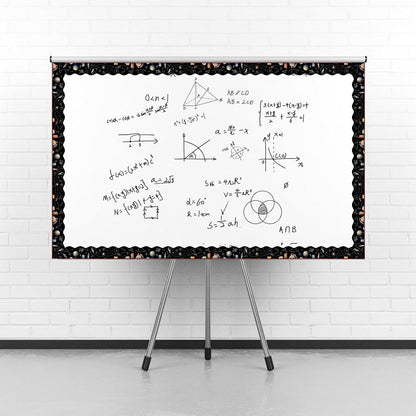 12pcs Magnetic Bulletin Board Borders 11.81x1.97in Blackboards Chalk Style