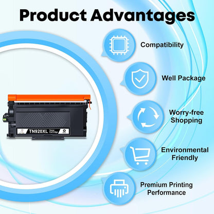 TN920XL TN920 Toner Cartridge, Replacement for Brother TN920XL TN920 TN 920 XL