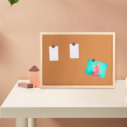 Cork Bulletin Board 15.7x11.8in – Thick Cork Surface Prevents Crumbling
