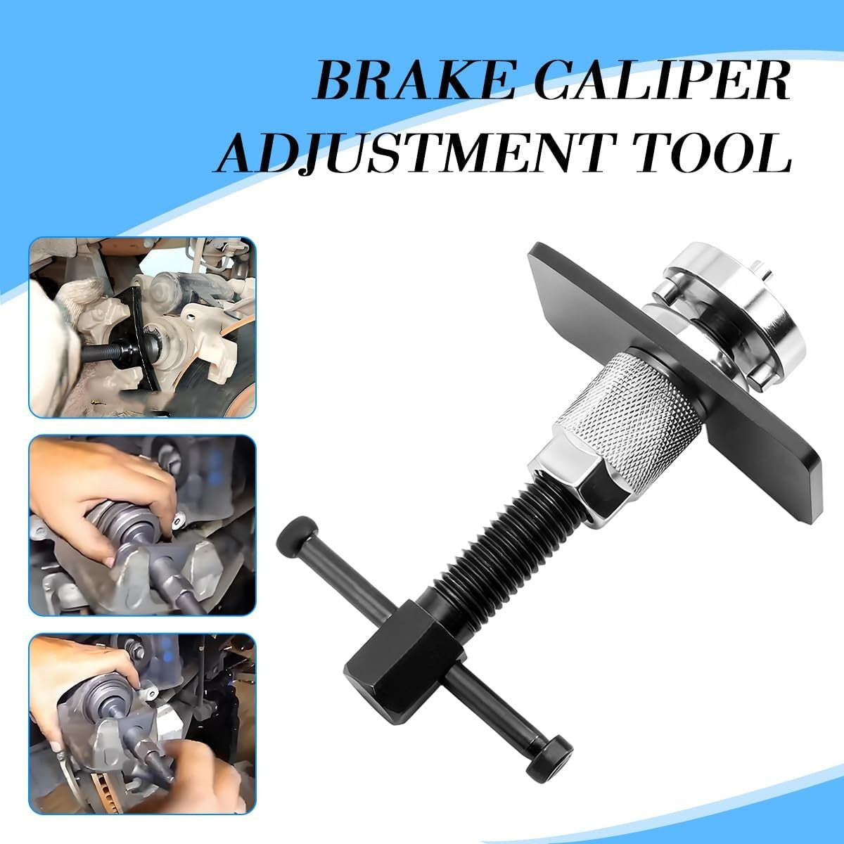 Car Brake Piston Wind Back Tool, 5PCS Vehicle Brake Caliper Piston Rewind Kits