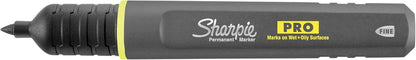 Pro Permanent Markers, Fine Point, Assorted Colors, 4 Count Built Jobsite Tough