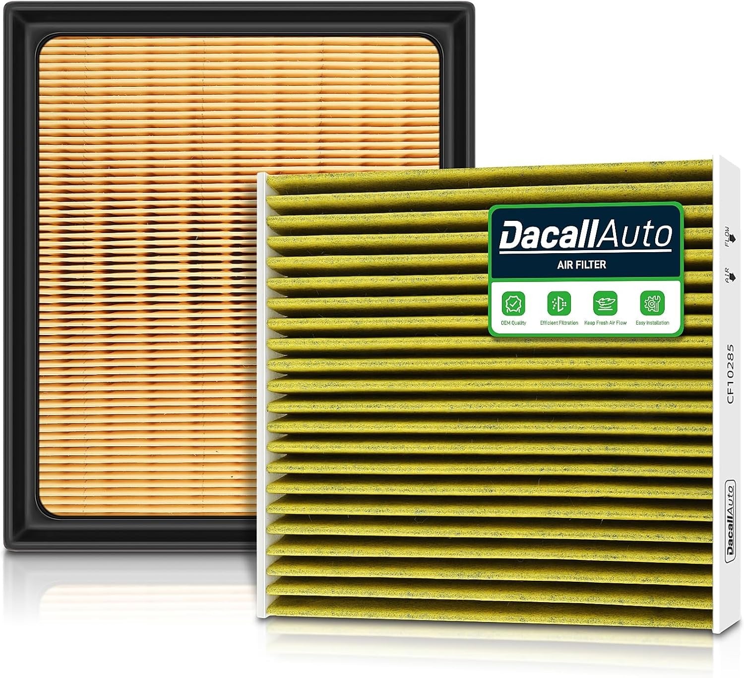 Air Filter Set for Toyota Hybrid Prius/Prius Plug-In/Prius V(2010-18)