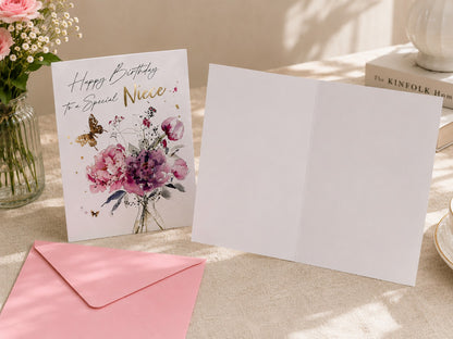 Birthday Bouquet Birthday Card for Women Special Friend Birthday Card for Niece