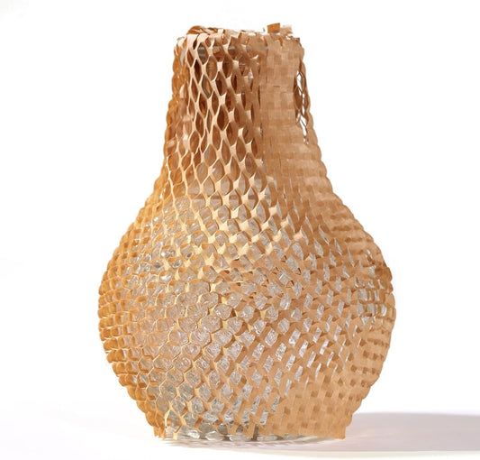 12×1200 Inch Honeycomb Packing Paper Roll, Eco-Friendly Substitute of Bubble