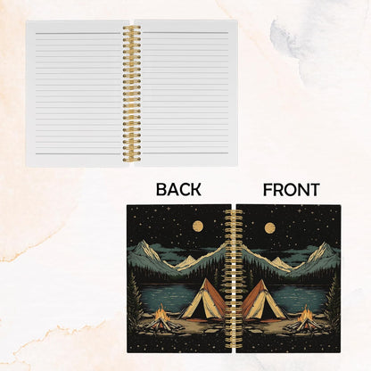 Camping Journal Notebook - Summer Hiking Adventure Notebooks College 5.5"x8.3"