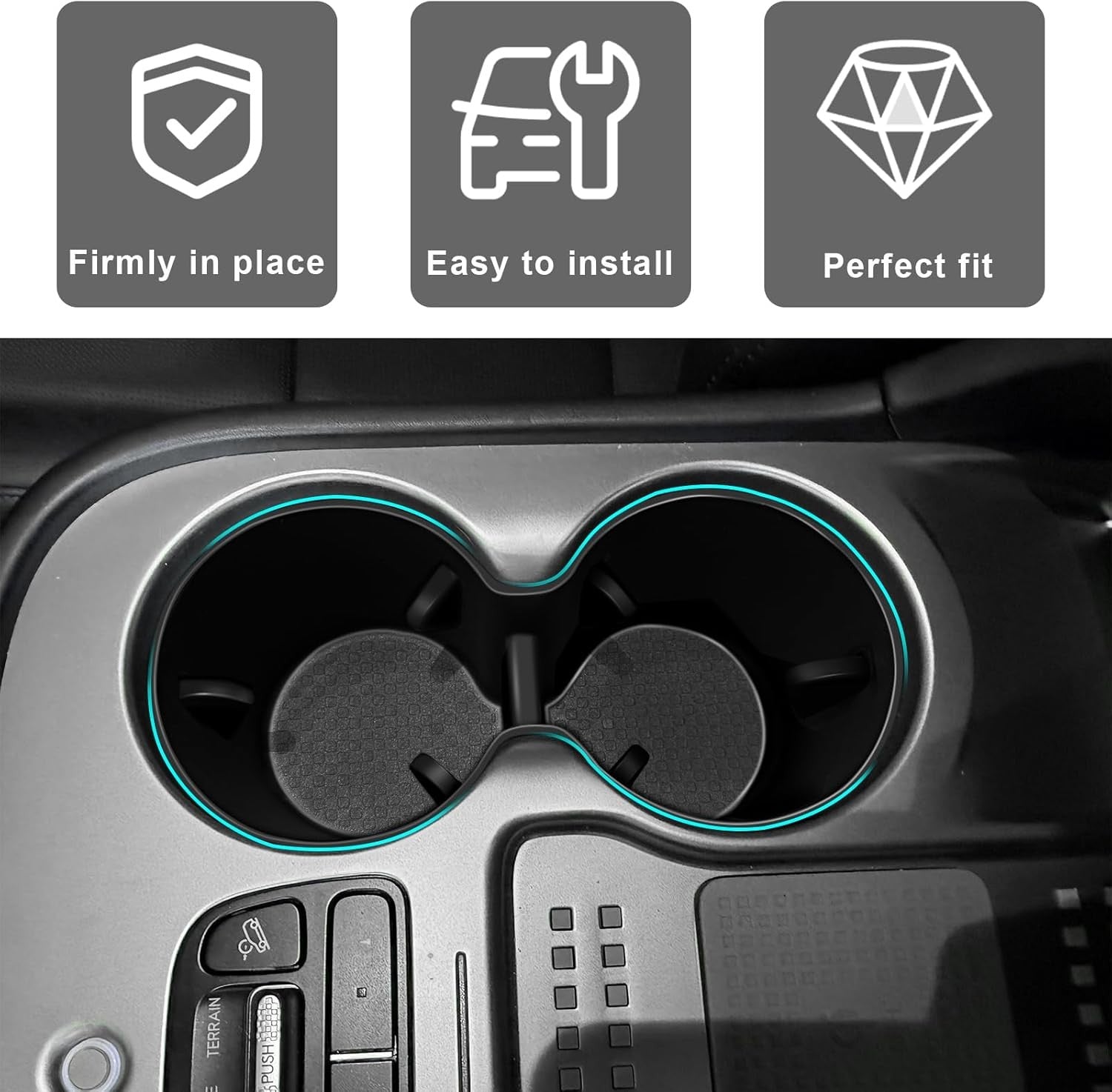 Center Console Cup Holder Insert with 2026 2025 Hyundai Ioniq 9 Accessorie