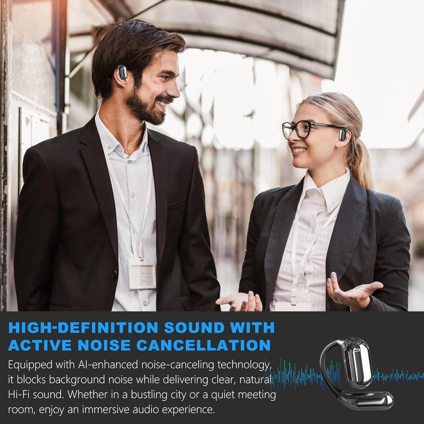 Wireless Earbuds, Real-Time AI Translation Earbuds,144 Languages Language