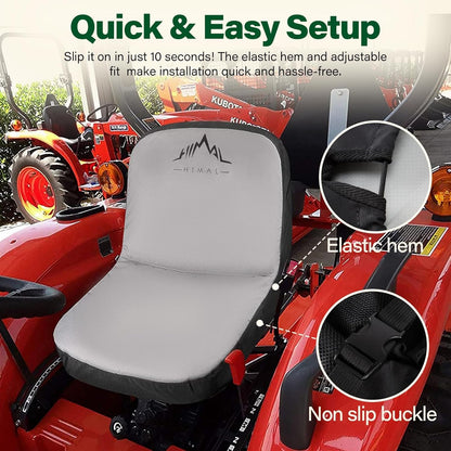 Riding Lawn Mower Seat Cover, Durable 600D Polyester Oxford Durable Tractor