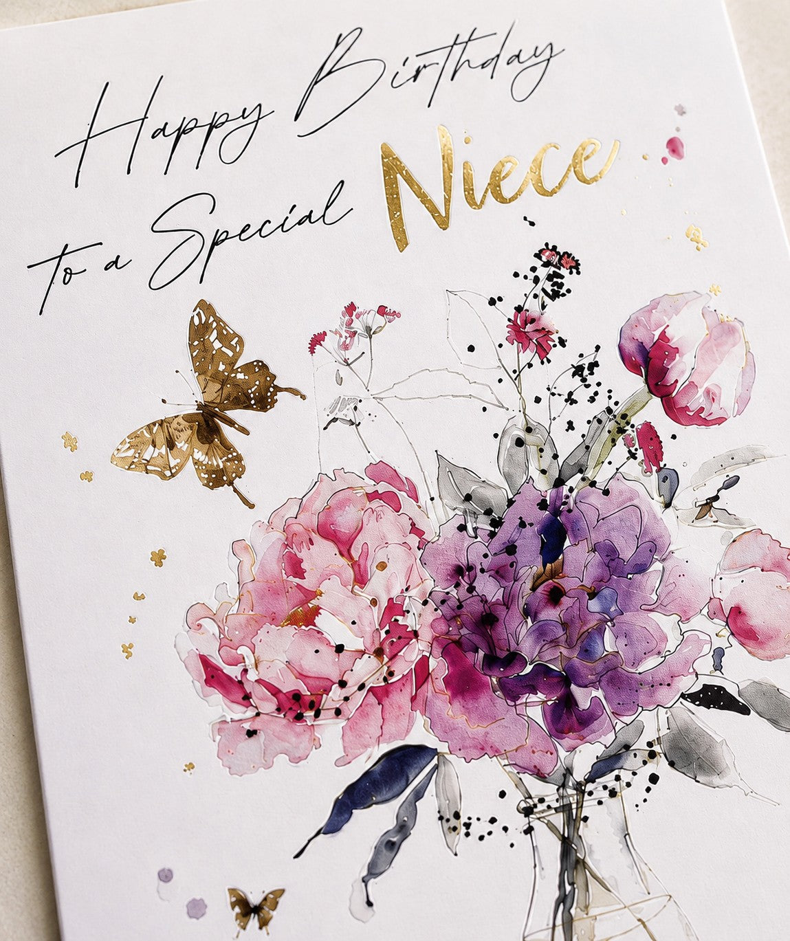 Birthday Bouquet Birthday Card for Women Special Friend Birthday Card for Niece