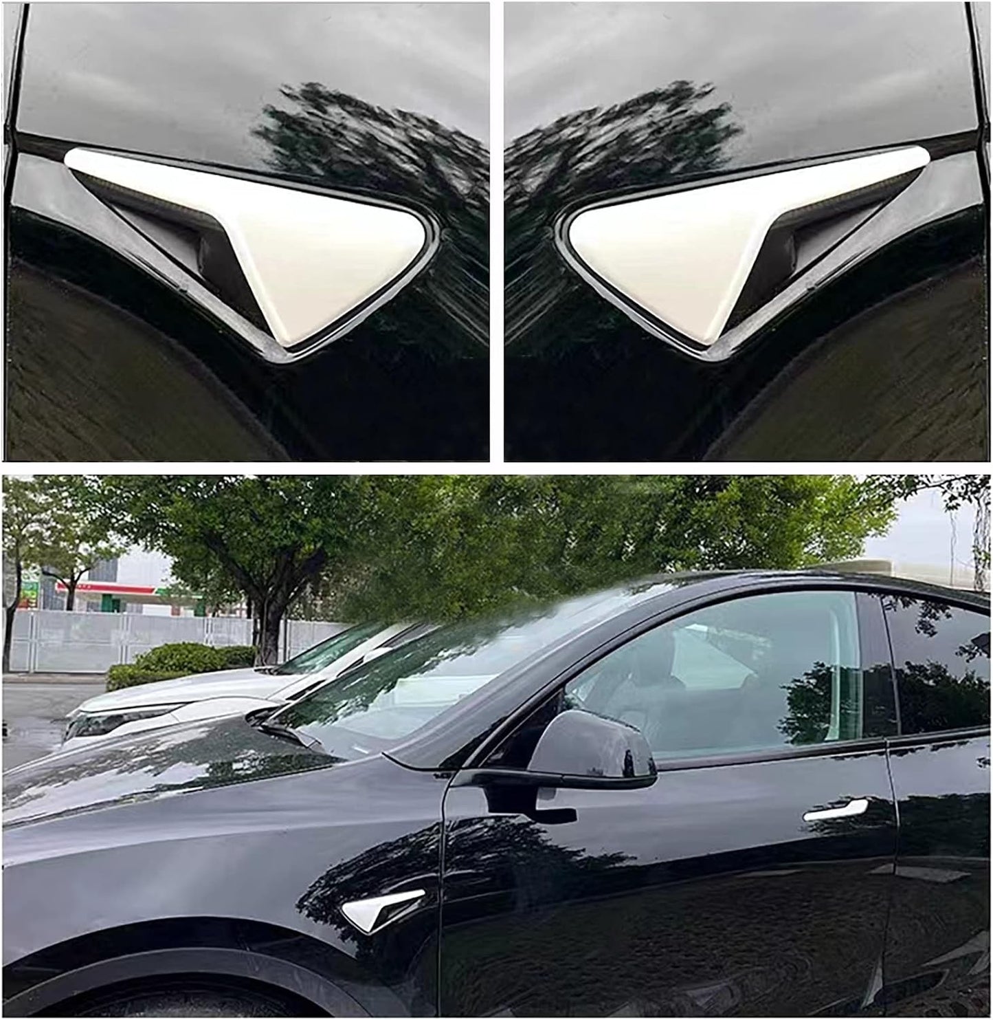 Fit Tesla Side Camera Protection Cover for Model 3&Y 2017-2022,ABS 2 pcs