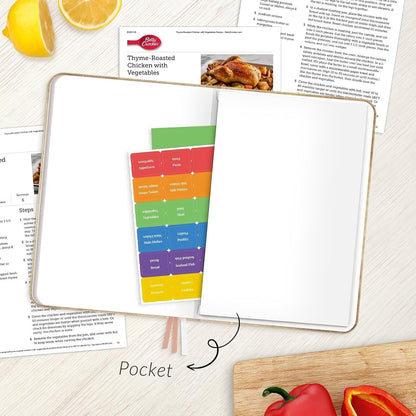 Blank Recipe Book to Write in Your Own Recipes, A5 Blank Recipe Book, Hardcover