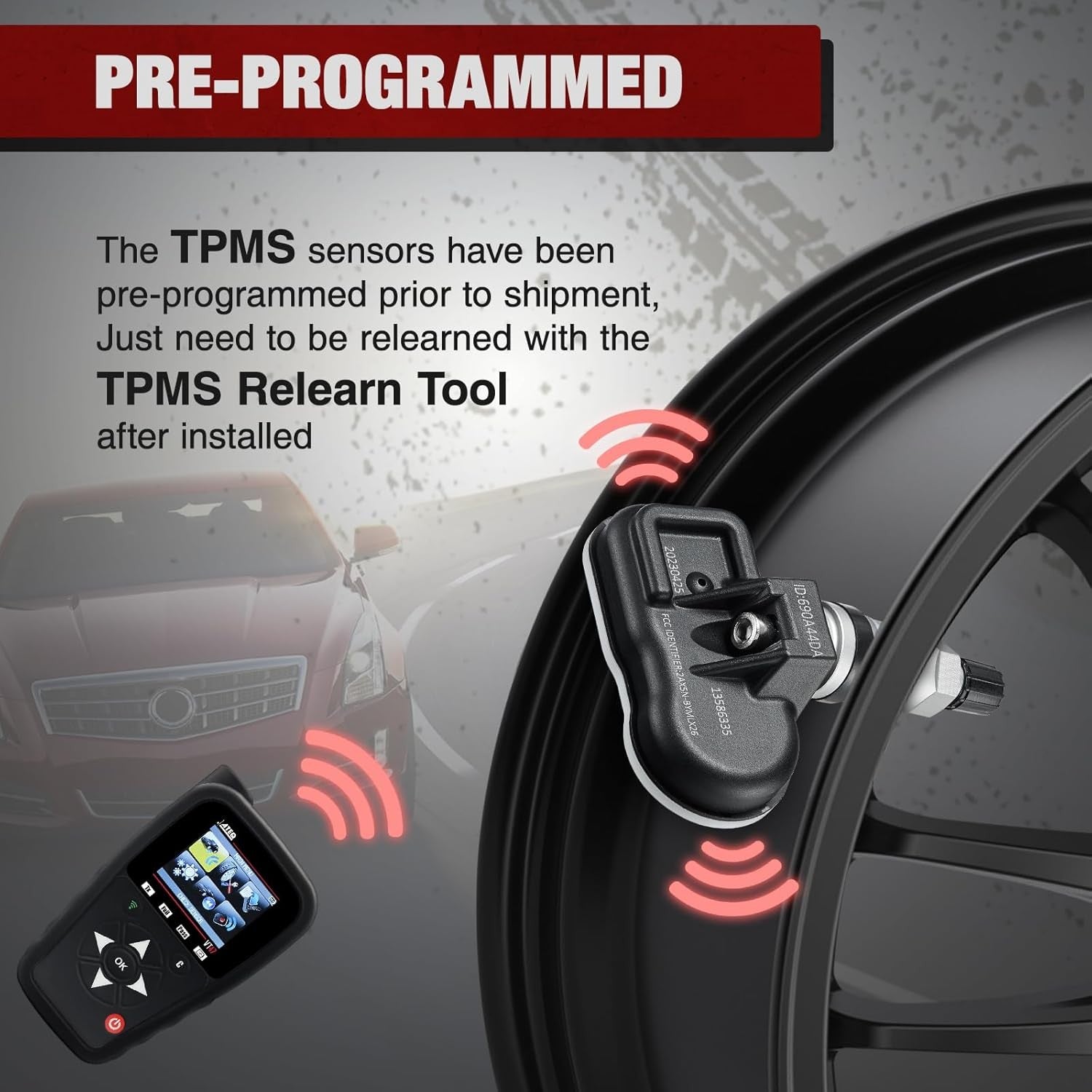 Upgrade TPMS Sensor 2006-2020 GM 315Mhz Tire Pressure Monitoring Sensor